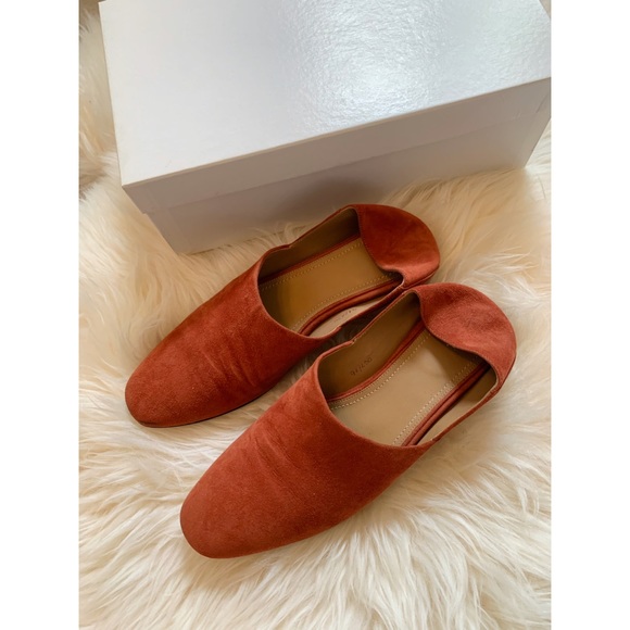 The Row Shoes - The Row❣️Classic Suede Leather Flats